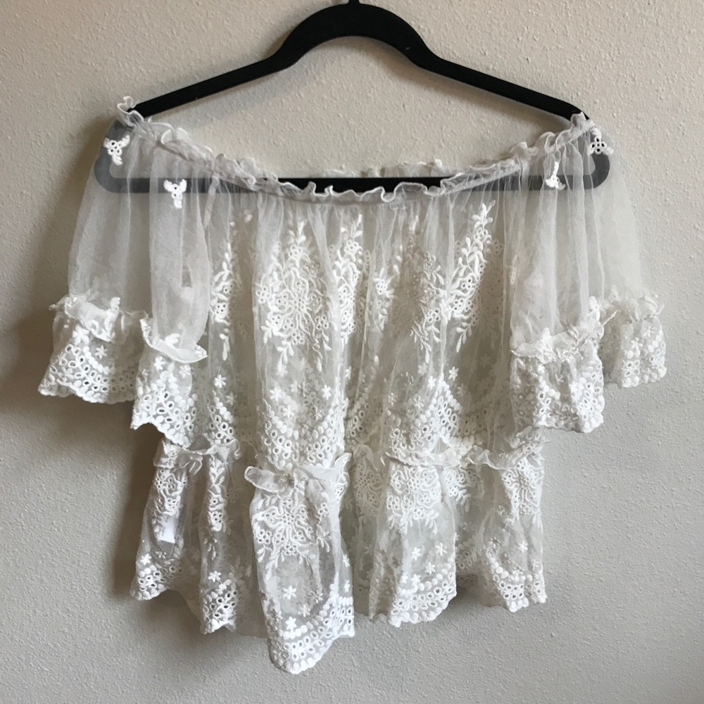 Lace off the Shoulder Top
